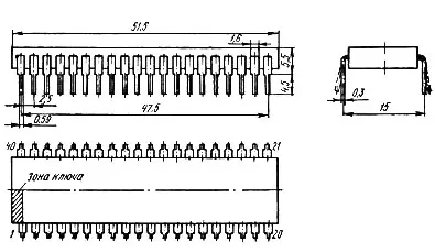 КР1801ВМ2А микросхема фото 2