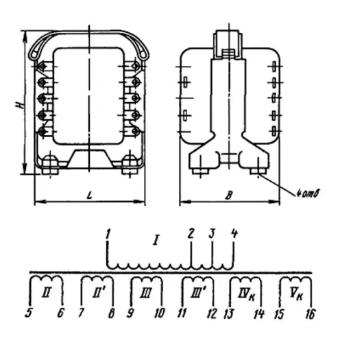 ТПП104-115-400В трансформатор фото 3 ТПП104-115-400В трансформатор фото 3