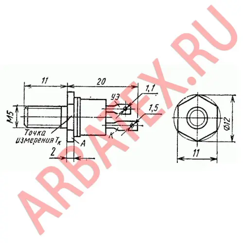 2Т112-10-4 тиристор фото 3