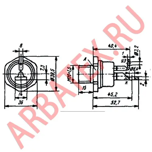 Т15-100-6 тиристор фото 3