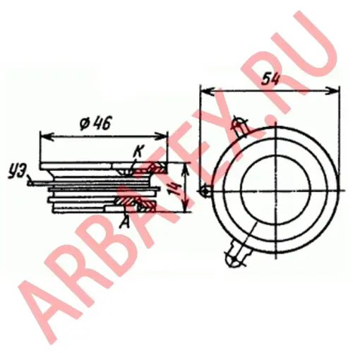 2У222Г тиристор фото 3 2У222Г тиристор фото 3