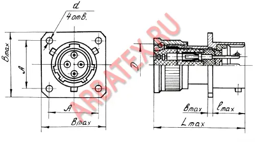СНЦ23-19/22В-1-В вилка Разъемы разное фото фото 3