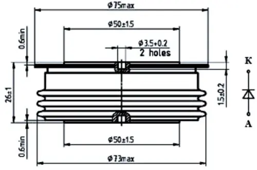 ДЛ153-1600-32 диод фото 2 ДЛ153-1600-32 диод фото 2