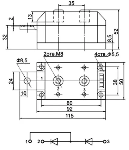 МДД250-12 силовой модуль фото 3